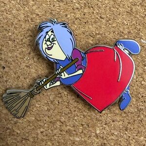 Authentic Disney 2015 Sword and The Stone Madam Mim Broom Pin